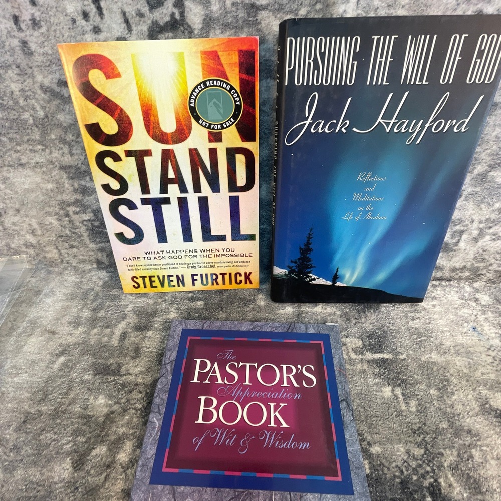 Christian Leadership Book Lot Steven Furtick Jack Hayford Pastor Wisdom 3pk Lot